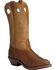 Image #1 - Boulet Men's Buckaroo Saddle Western Boots - Round Toe, Bay Apache, hi-res