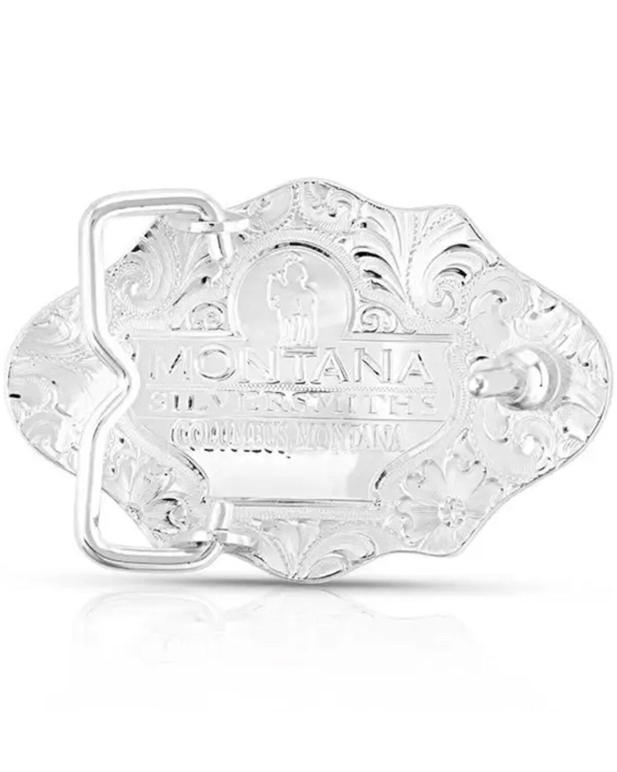 Image #2 - Montana Silversmiths Women's Southwestern Skies Belt Buckle, Turquoise, hi-res