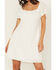 Image #3 - Shyanne Women's Eyelet Short Sleeve Mini Dress, White, hi-res