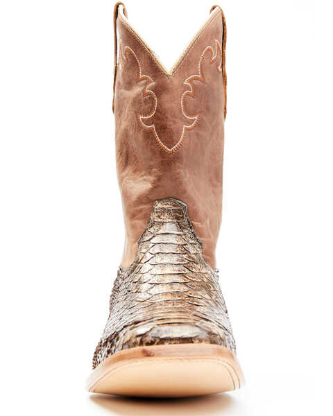 Men's Cody James Exotic Python Western Boots - Broad Square Toe