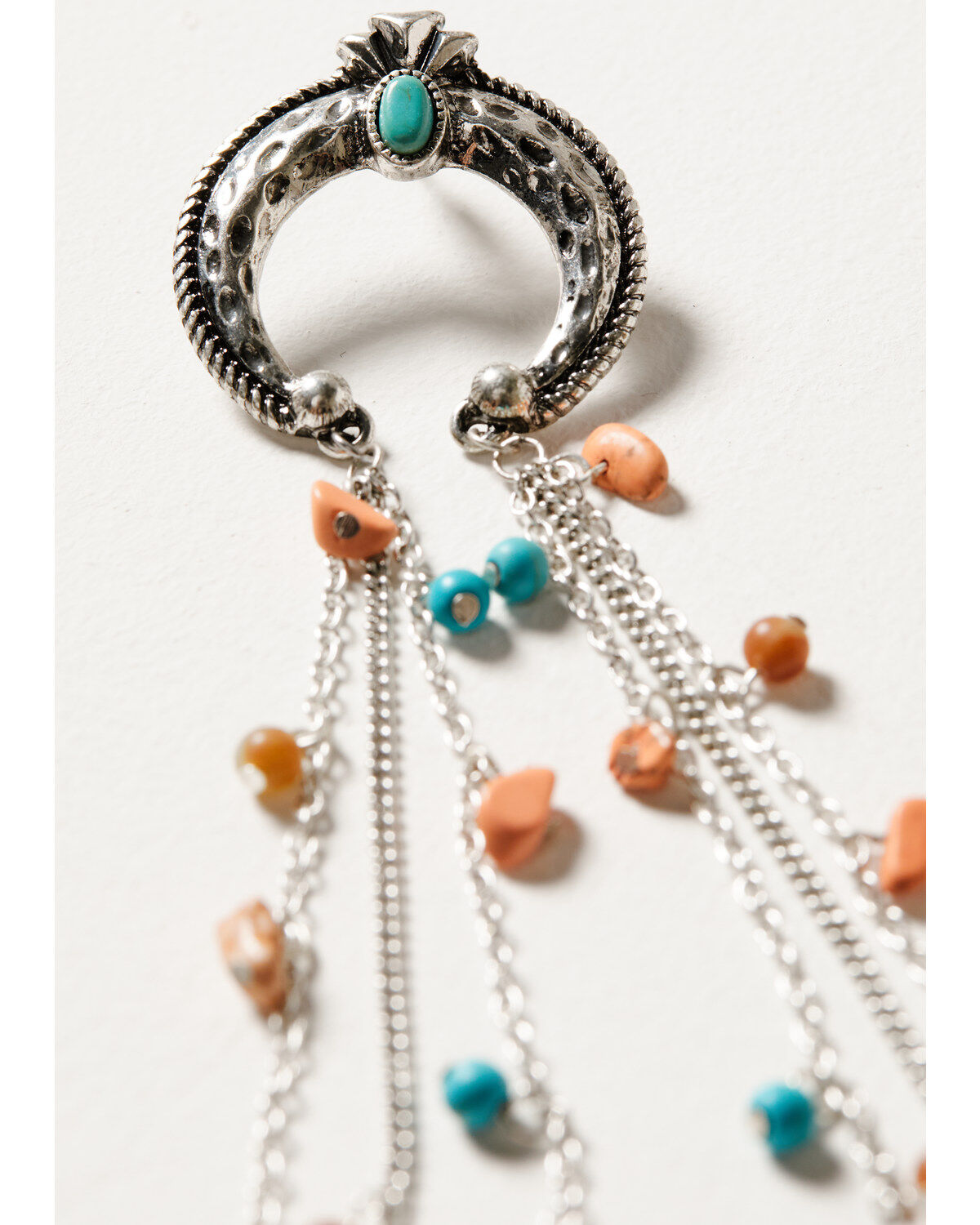 Image #3 - Shyanne Women's Wildflower Bloom Squash Blossom Dangle Earrings, Silver, hi-res