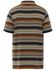 Image #2 - Hooey Boys' The Weekender Serape Striped Print Short Sleeve Button-Down Polo Shirt, Orange, hi-res