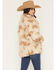 Image #4 - Shyanne Women's Perry Faux Fur Curly Cow Print Snap Coat, Cream, hi-res