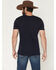 Image #4 - Cinch Men's Boot Barn Exclusive Lead This Life Short Sleeve Graphic T-Shirt, Navy, hi-res