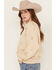 Image #2 - Driftwood Women's Ditsy Flower Embroidered Sweatshirt, Cream, hi-res