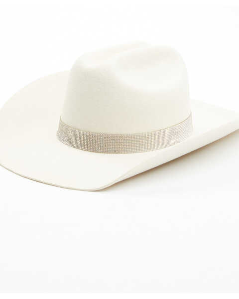 Idyllwind Women's Saddlebrooke Western Wool Felt Hat, Cream, hi-res