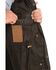 Image #7 - Outback Unisex Short Oilskin Jacket, Brown, hi-res