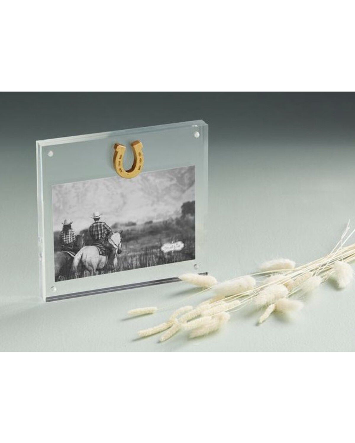 Image #2 - Mud Pie Horseshoe Acrylic Frame, Multi, hi-res