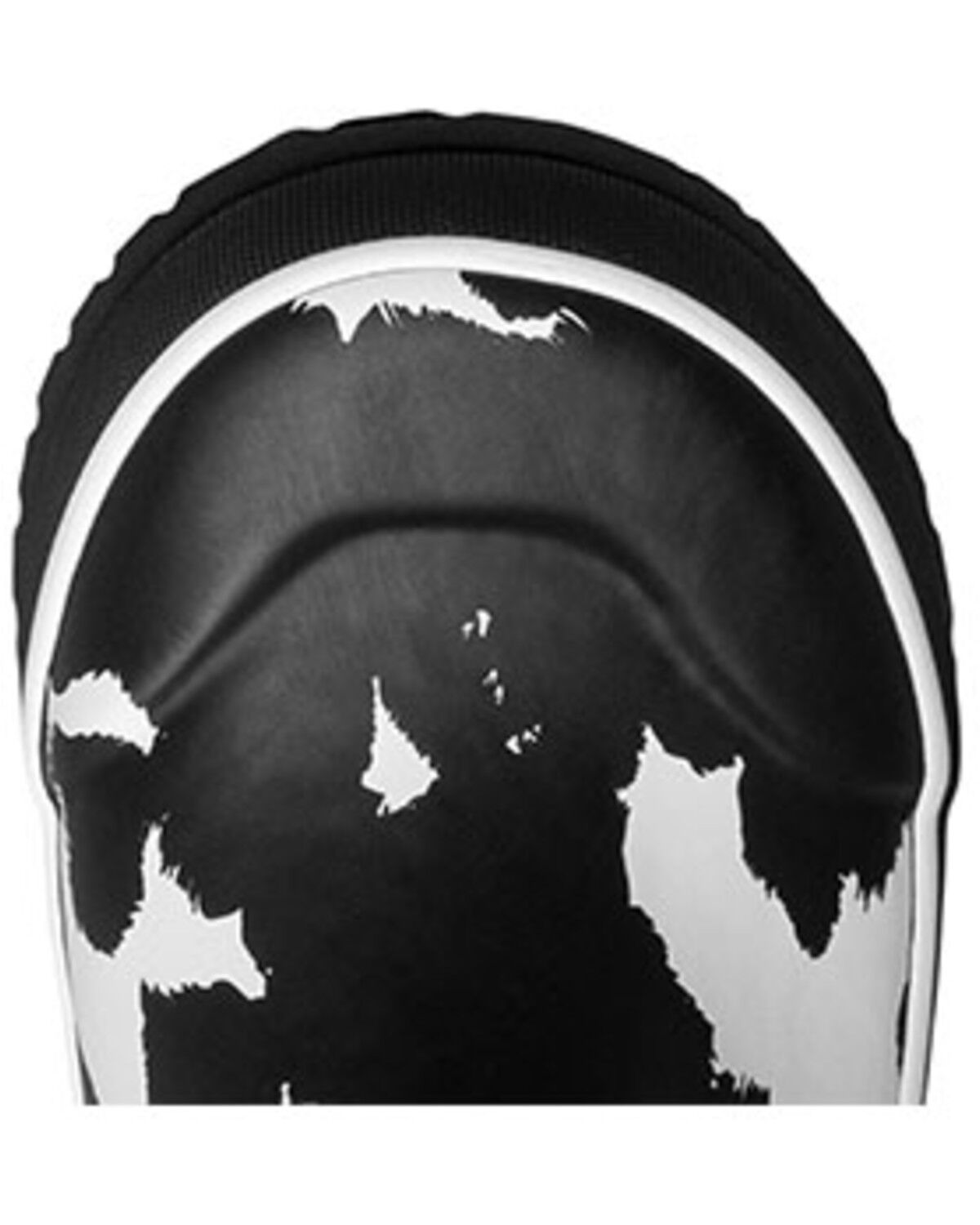 Image #6 - Bogs Girls' Cow Print Rain Boots - Round Toe, Black/white, hi-res