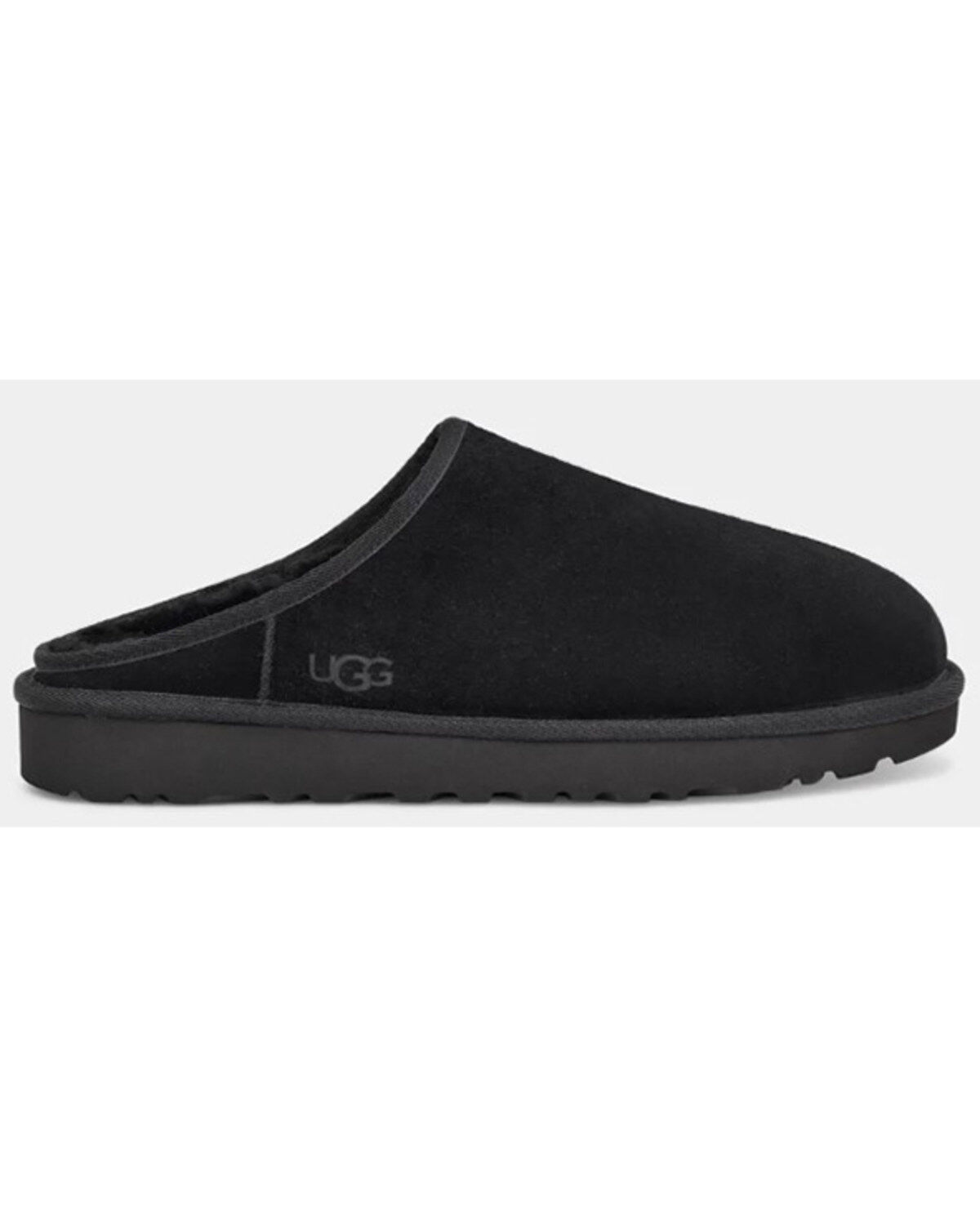 Image #2 - UGG Men's Classic Slip-On Slippers , Black, hi-res