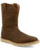 Image #1 - Twisted X Men's 10" Work Pull-On Wedge Work Boots - Soft Toe, Distressed Brown, hi-res