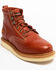 Image #1 - Hawx Men's 6" Grade Work Boots - Soft Toe, Red, hi-res