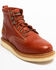 Hawx Men's 6" Grade Work Boots - Round Toe, Red, hi-res