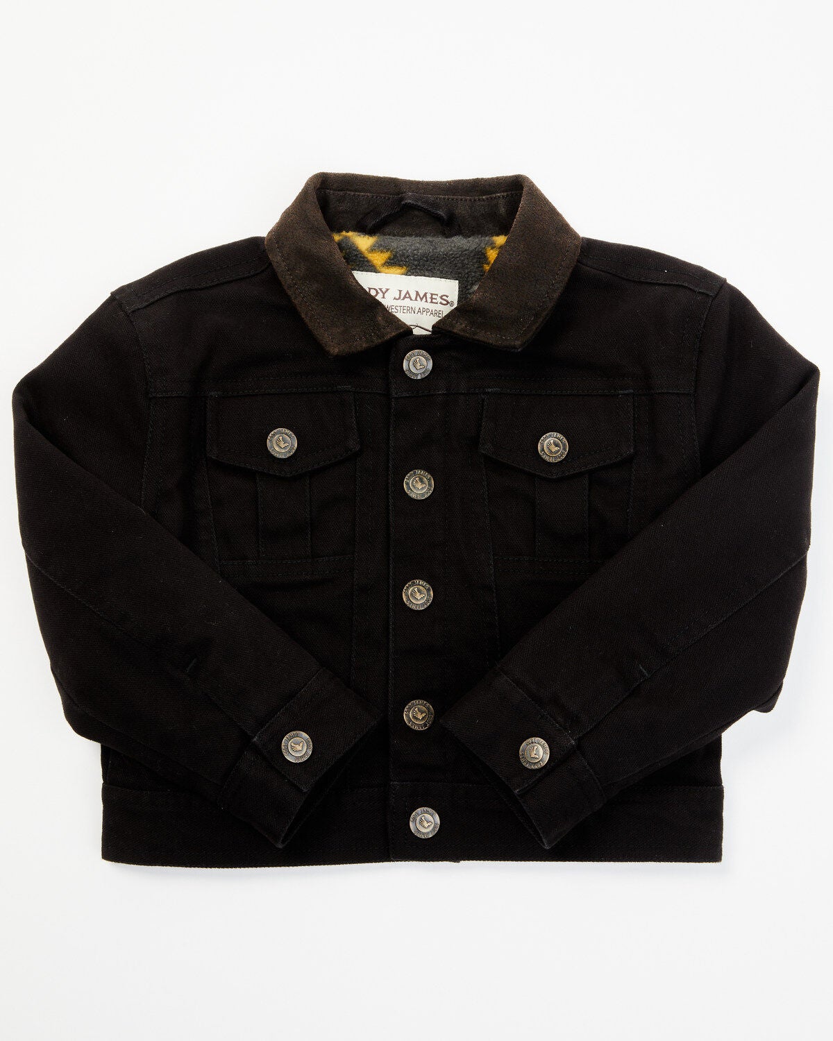 Cody James Toddler Boys' Memphis Solid Rancher Jacket, Black, hi-res