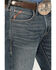 Image #2 - Ariat Men's M5 Louisville Seneca Medium Wash Stretch Straight Leg Jeans, Blue, hi-res