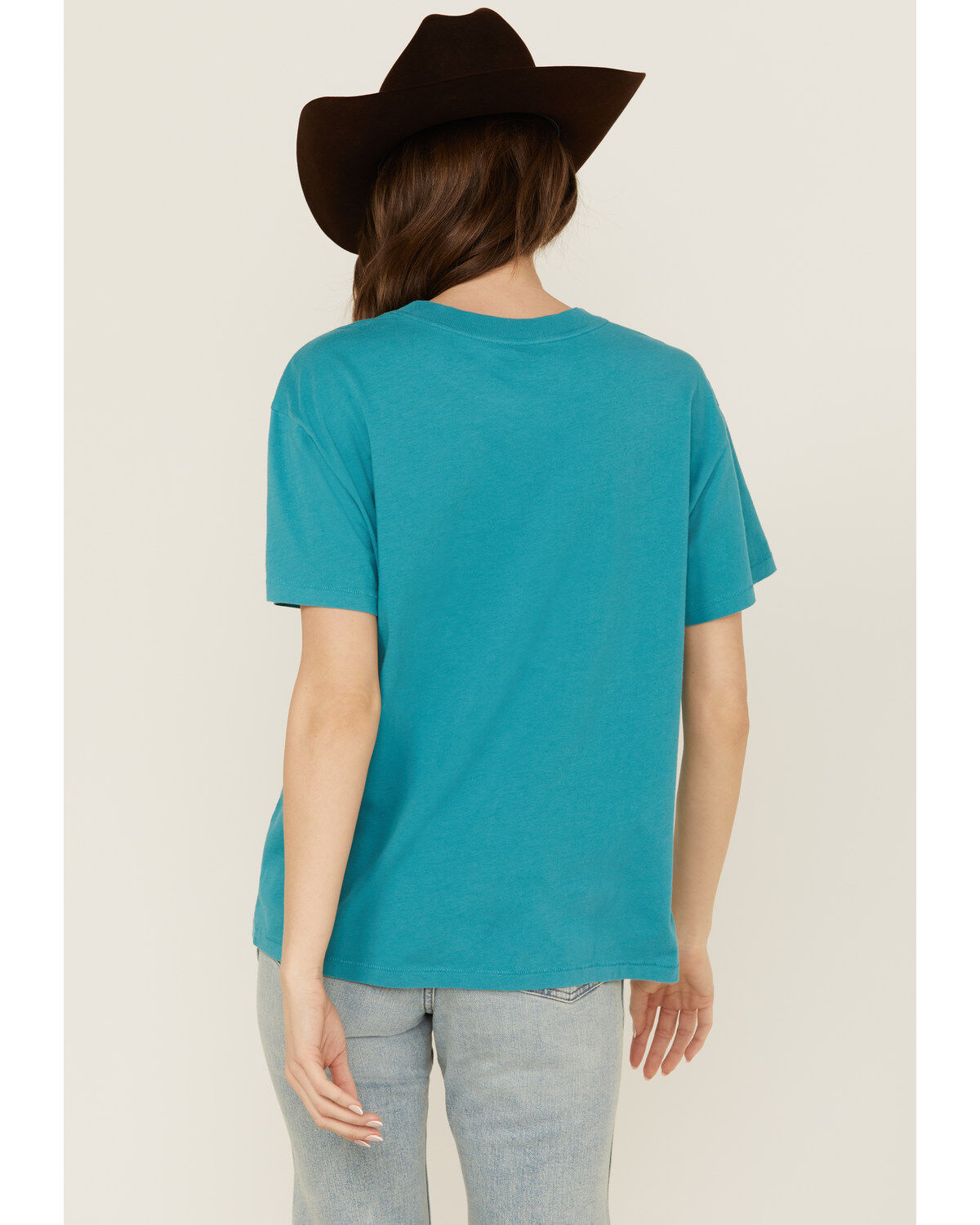 Image #4 - Shyanne Women's Horse Short Sleeve Graphic Tee, Medium Blue, hi-res