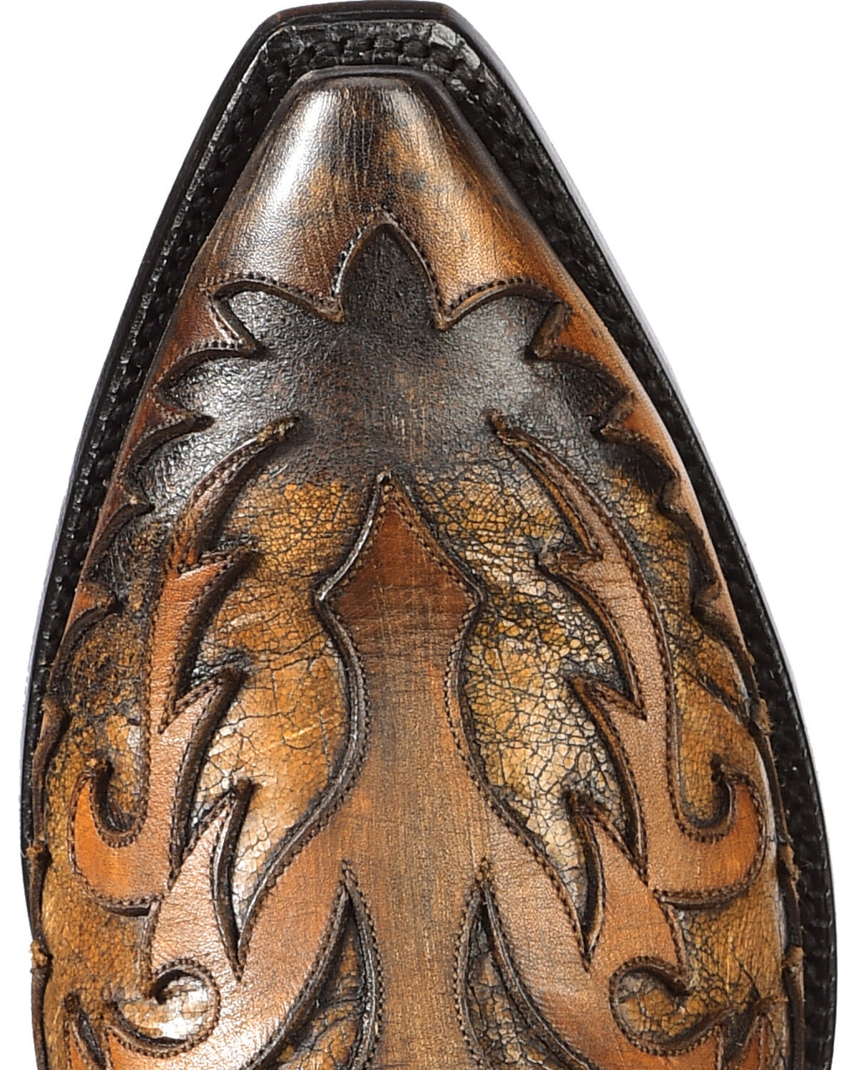 Image #6 - El Dorado Men's Handmade Inlay Western Boots – Snip Toe , , hi-res