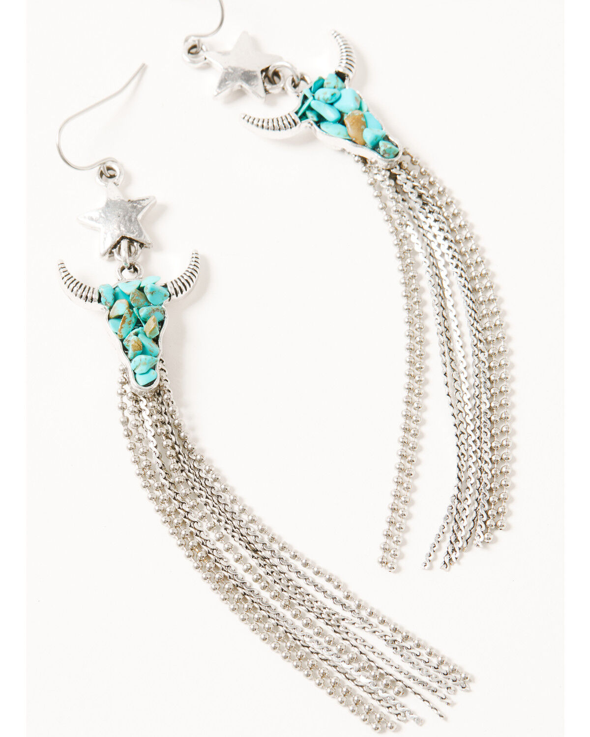 Image #2 - Shyanne Women's Steerhead And Stars Earrings, Multi, hi-res