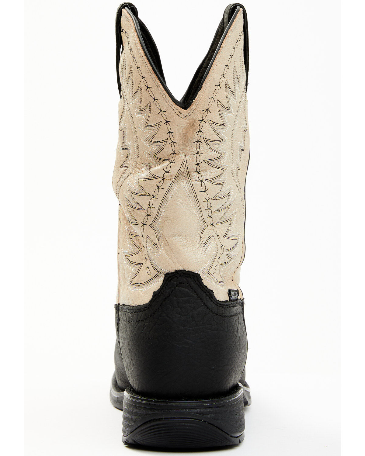 Image #5 - Rocky Men's Rugged Trail Pull On Western Work Boots - Steel Toe, , hi-res