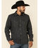 Pendleton Men's Grey Canyon Solid Long Sleeve Western Shirt , Grey, hi-res