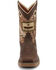 Image #4 - Justin Men's Stampede Grizzly Brown Western Work Boots - Steel Toe, , hi-res