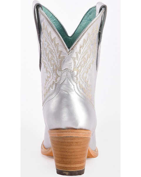 Image #7 - Corral Women's Silver Embroidered Boots - Pointed Toe, , hi-res