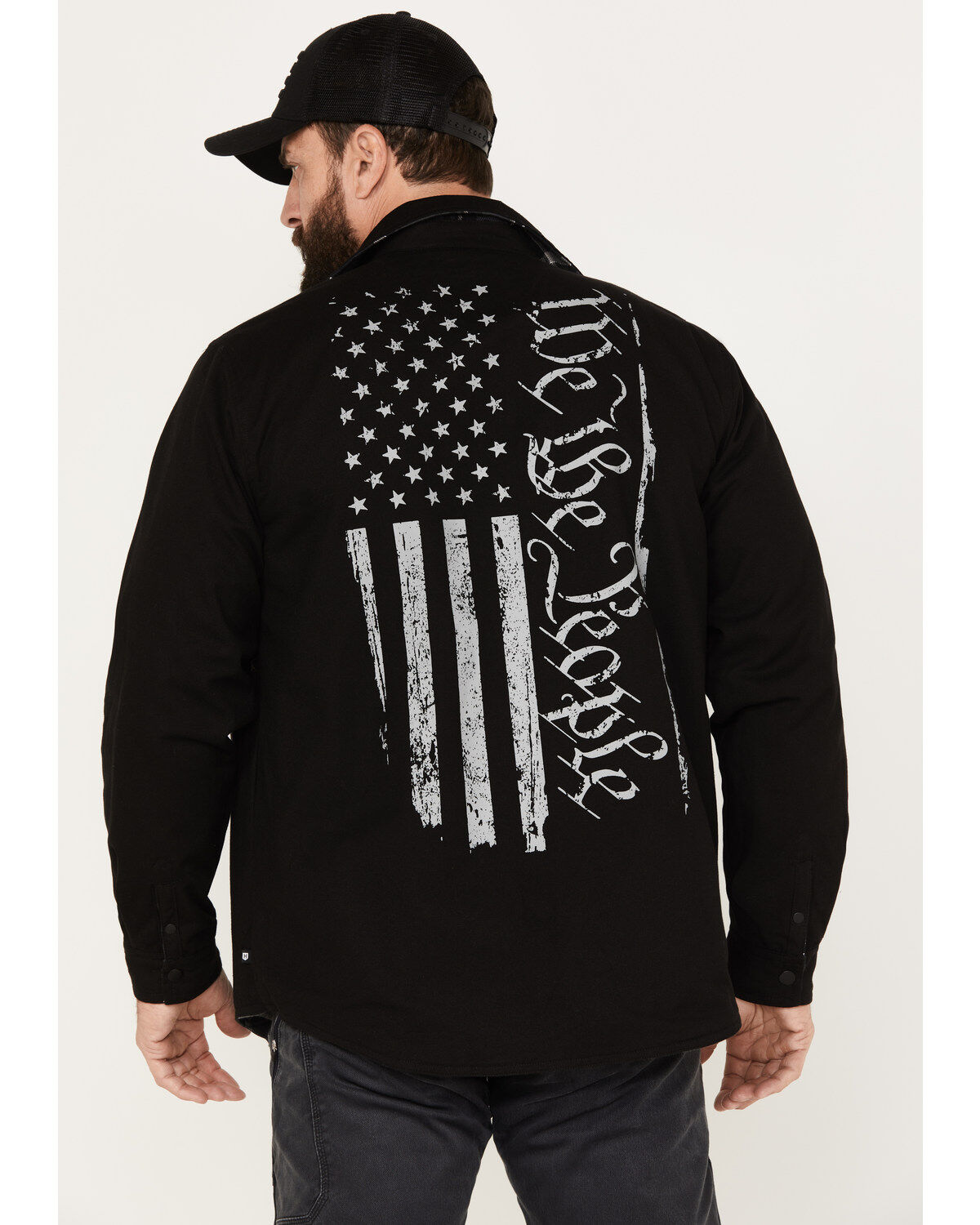 Image #4 - Howitzer Men's Brigade Reversible Jacket, Black, hi-res