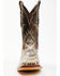 Image #4 - Tanner Mark Men's Rattlesnake Print Western Boots - Broad Square Toe, Natural, hi-res
