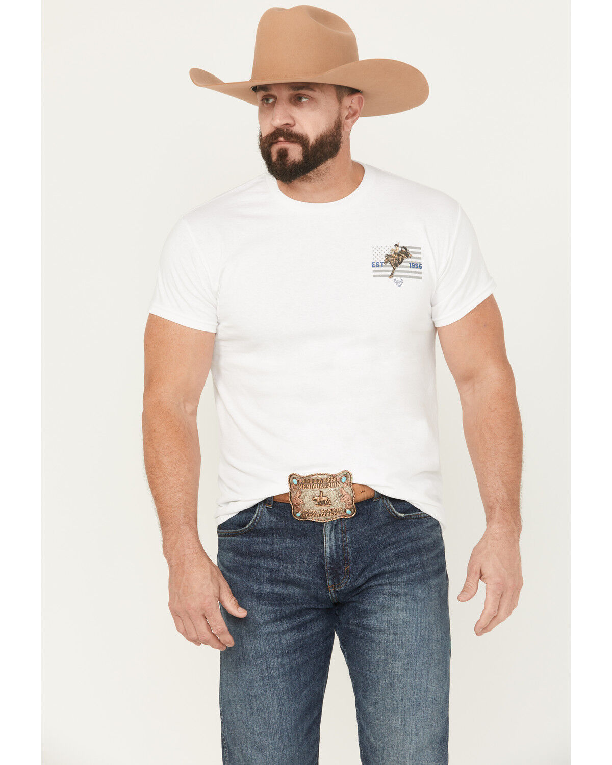 Cowboy Hardware Men´s Boot Barn Exclusive American Made Short Sleeve GraphicT-Shirt