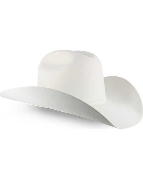 Serratelli Palo Alto 6X Felt Cowboy Hat, White, hi-res