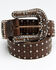 Image #1 - Shyanne Women's Triple Row Bling Belt, Brown, hi-res