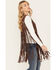 Image #2 - Idyllwind Women's Hattie Beaded Fringe Vest, Dark Brown, hi-res