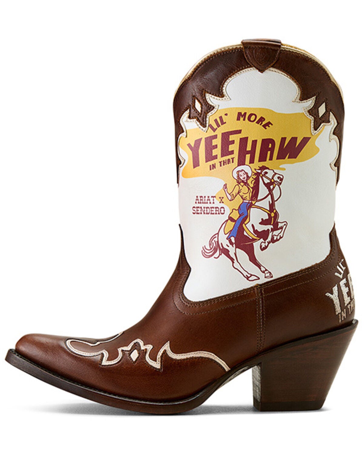 Image #3 - Ariat Women's Bandida Sendero Western Boots - Round Toe, Brown, hi-res