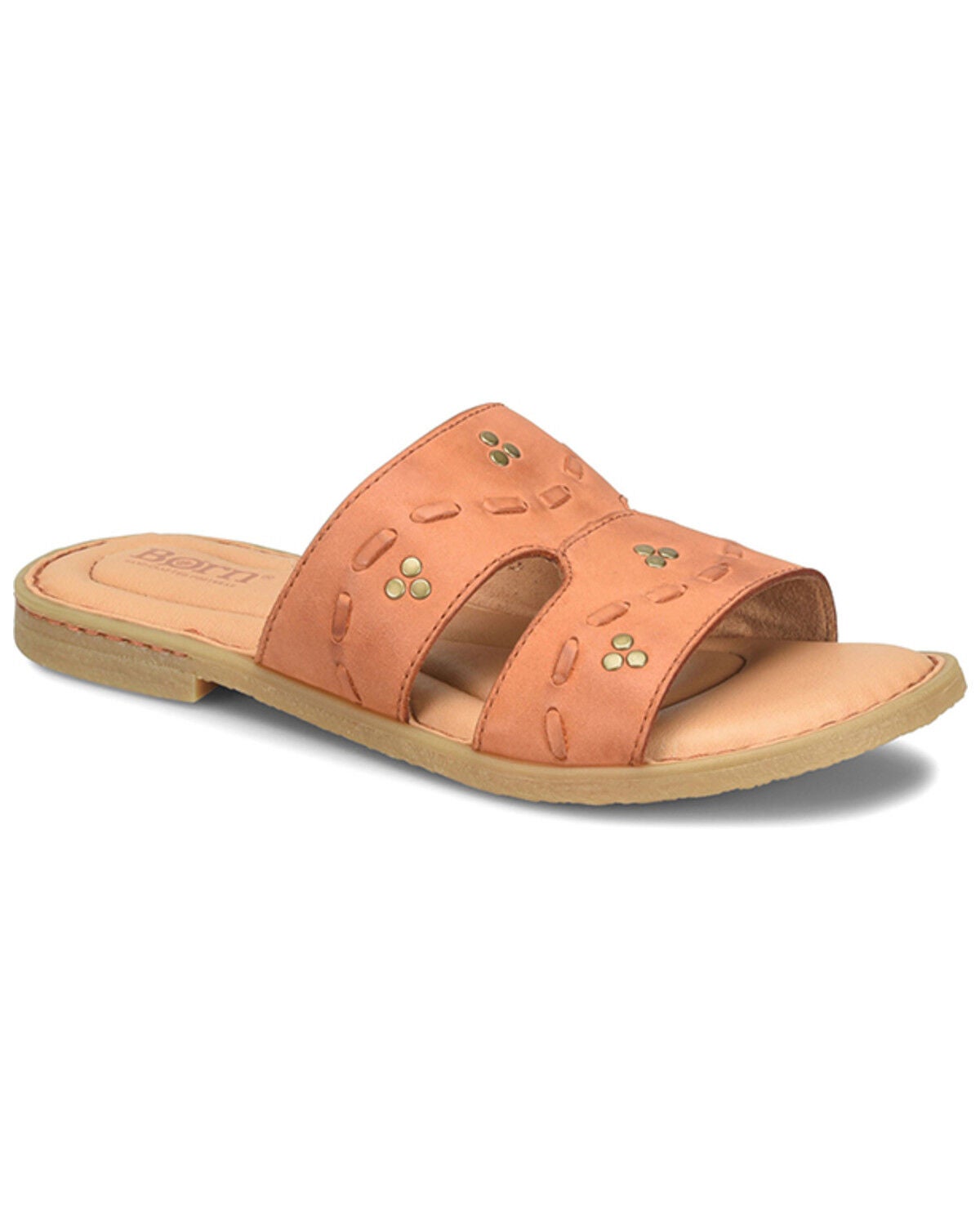 Born Women's Benita Studded Sandals, Brown, hi-res