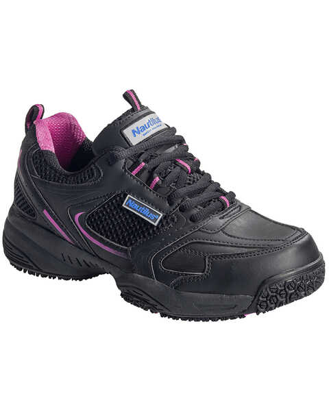 Image #1 - Nautilus Women's Steel Toe Slip Resistant Safety Shoes, , hi-res