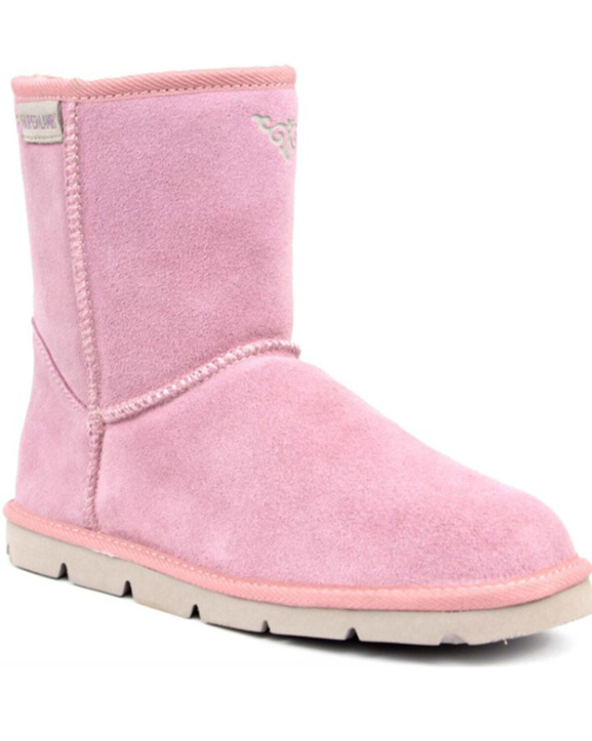 Image #1 - Superlamb Women's Argali 7.5" Suede Leather Pull On Casual Boots - Round Toe, , hi-res