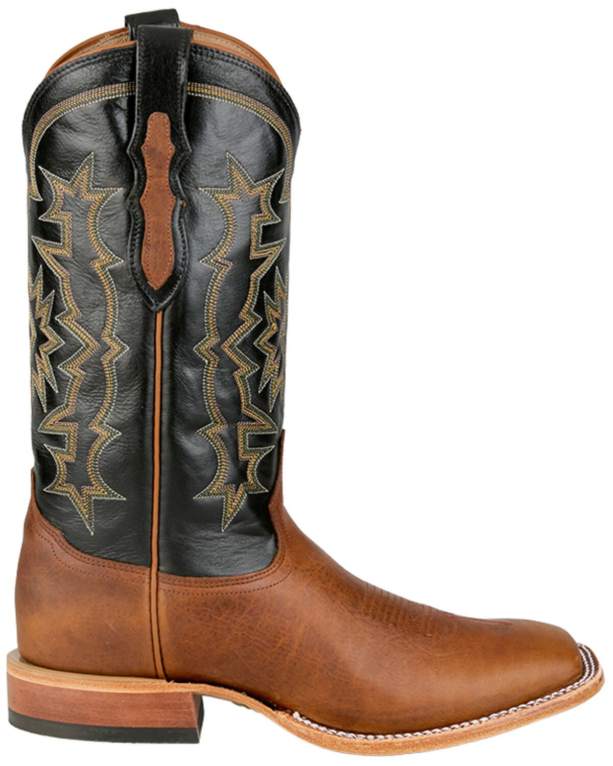 Image #2 - Tony Lama Men's Samuel Western Boots - Broad Square Toe, Tan, hi-res