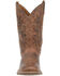 Image #4 - Laredo Men's Rustic Rancher Stockman Boots, Brown, hi-res