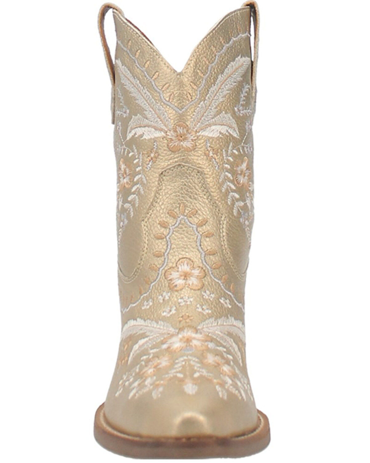 Product Name:  Dingo Women's Primrose Embroidered Floral Western Booties - Snip Toe