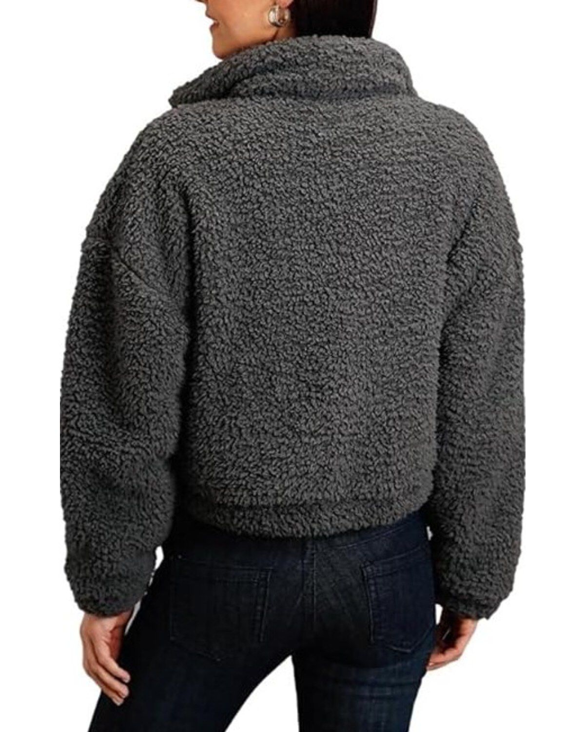 fuzzy fleece jacket