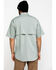 Image #2 - Ariat Men's Olive Rebar Made Tough Durastretch VentTEK Short Sleeve Work Shirt , , hi-res