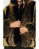 Image #3 - Azalea Wang Women's Inez Striped Faux Fur Jacket, Navy, hi-res