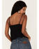 Shyanne Women's Beaded Cami Top, Black, hi-res