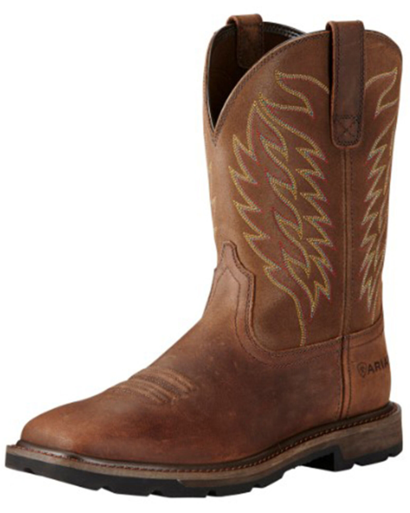 Ariat Men's Groundbreaker Work Boot Wide, Color: Brown, Size: 12