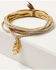 Image #1 - Lainey Wilson Women's Feather Stretch Layered Bracelet, Gold, hi-res