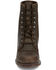 Image #4 - Justin Women's McKean Lace-Up Boots - Round Toe, Khaki, hi-res