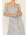 Image #3 - Band of the Free Women's Prism Geo Print Off Shoulder Smocked Wrap Midi Dress, Blue, hi-res