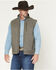 Image #2 - Cinch Men's Bonded Concealed Carry Softshell Vest, Olive, hi-res