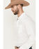 Image #2 - Gibson Men's Solid Long Sleeve Snap Western Shirt - Tall, White, hi-res