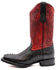 Image #3 - Ferrini Men's Crocodile Print Western Boots - Broad Square Toe, Black, hi-res